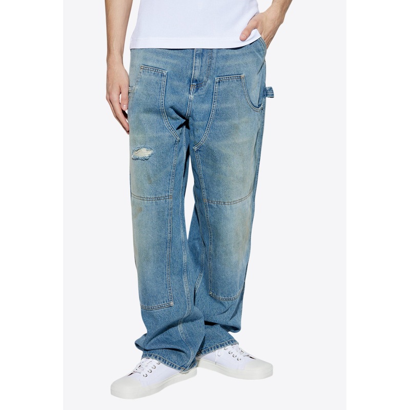 Faded Baggy Jeans Blue mrtwit_IT 46