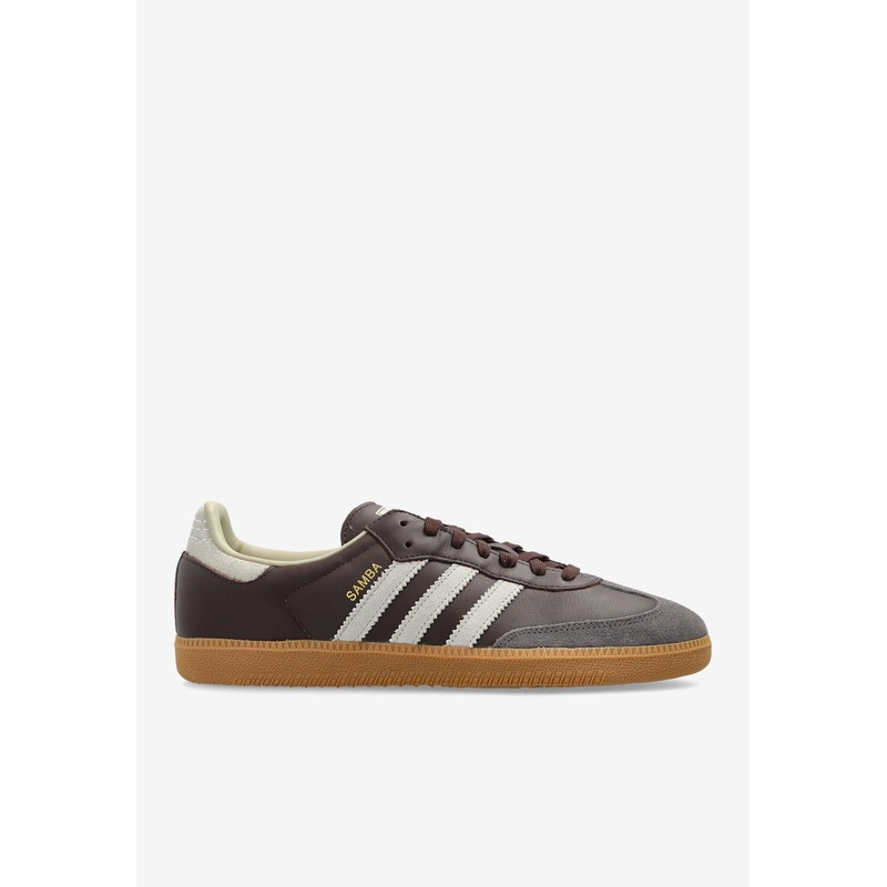 Samba OG Leather Low-Top Sneakers Brown ushoesadiuk_UK 7.5