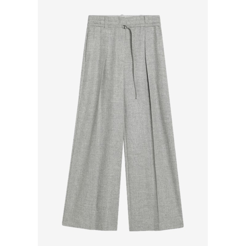 Wide-Leg Tailored Pants Gray wrtwit_IT 40
