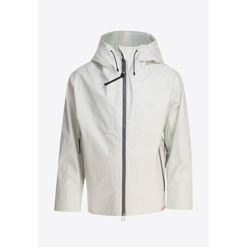 Zip-Up Hooded Jacket White mrtwstd_2