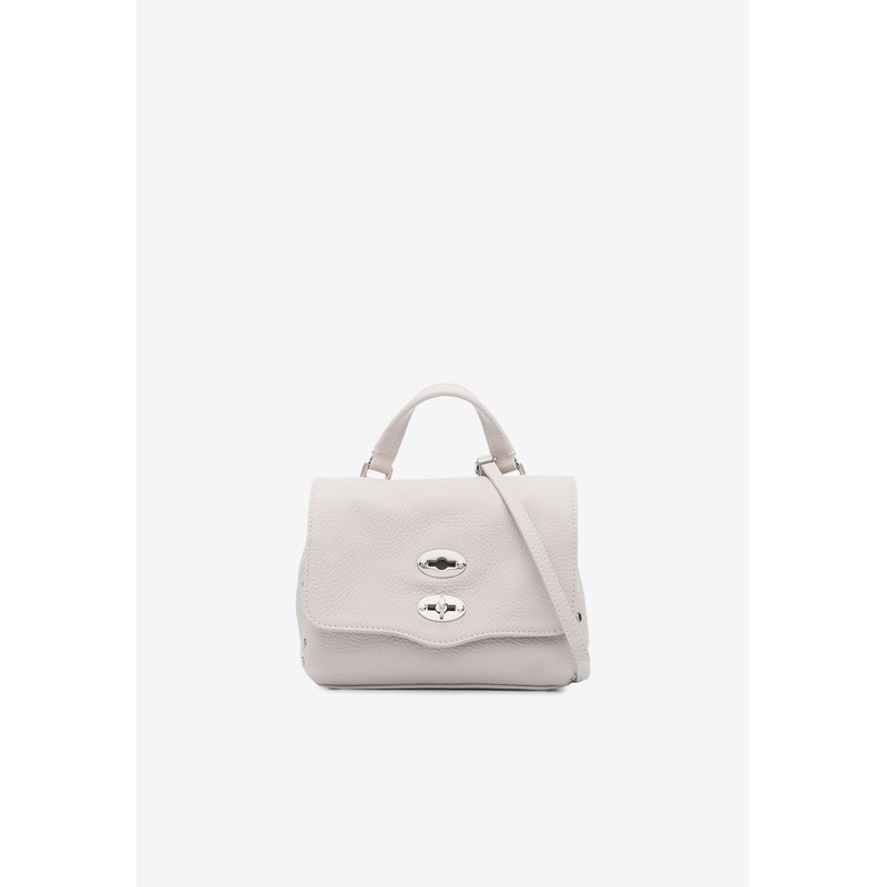 Baby Postina Leather Crossbody Bag White Onesize