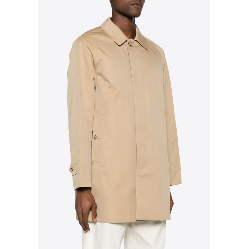 Camden Heritage Single-Breasted Car Coat Beige mrtwit_IT 50