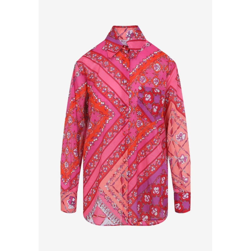 Festa Print Shirt Multicolor wrtwstd_XS