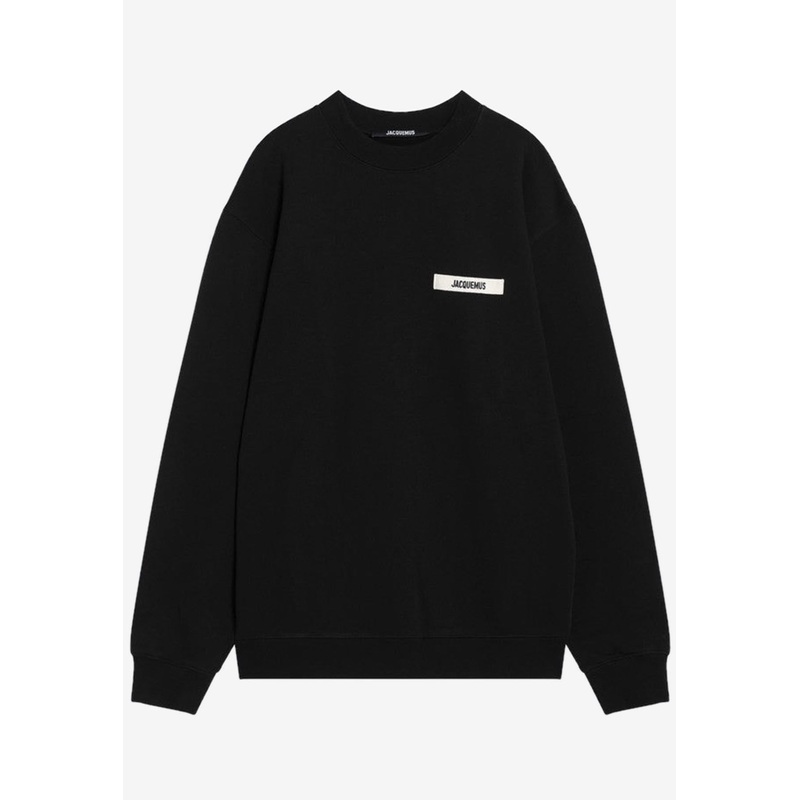 Gros Grain Crewneck Sweatshirt Black mrtwstd_S