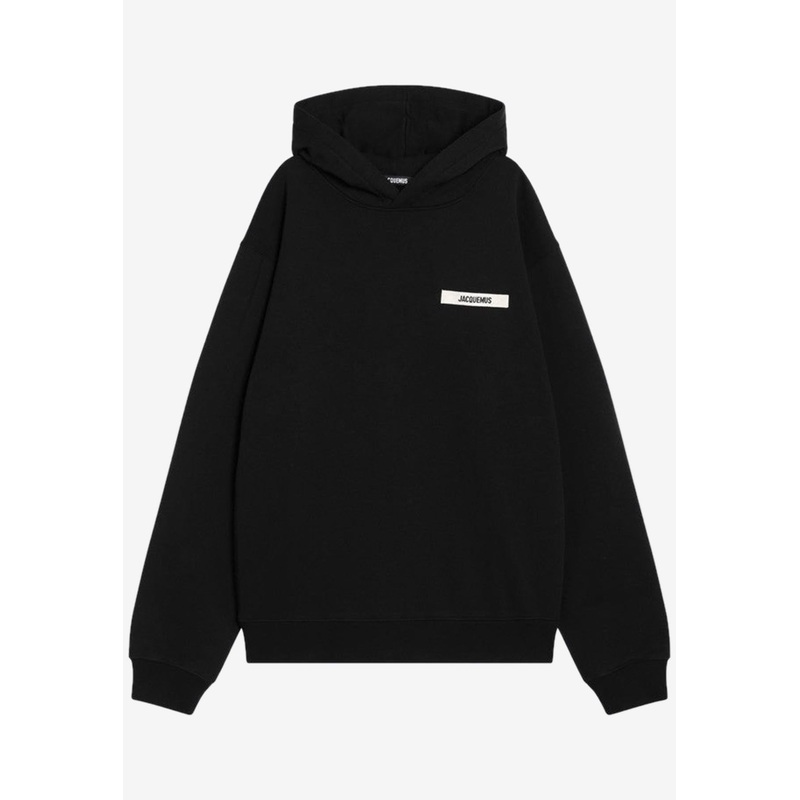 Gros Grain Hooded Sweatshirt Black mrtwstd_S