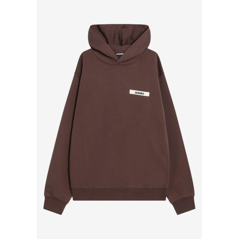Gros Grain Hooded Sweatshirt Brown mrtwstd_S