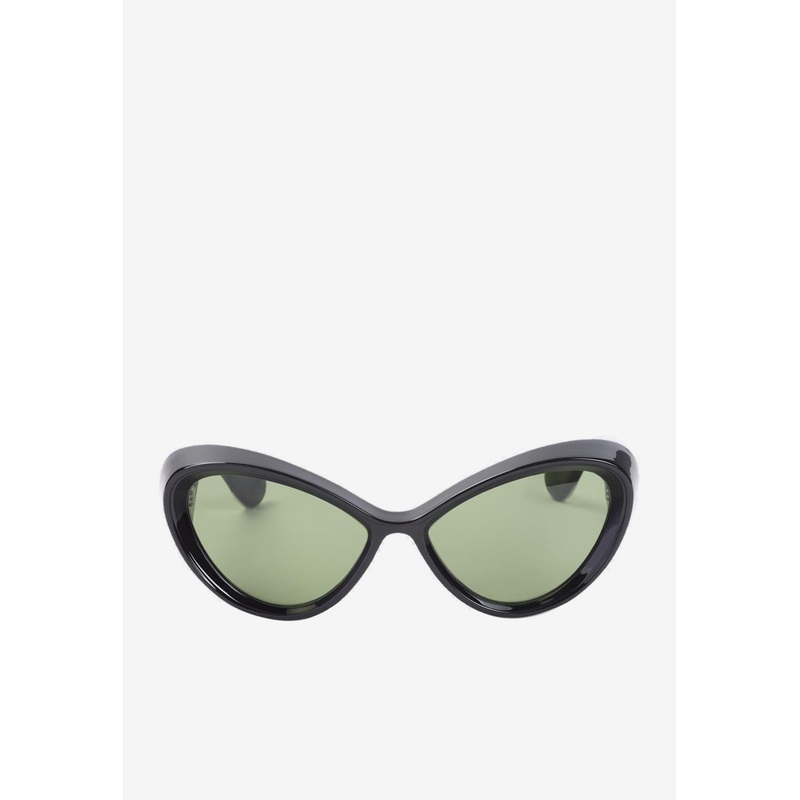 Parisian Cat Sunglasses Green Onesize