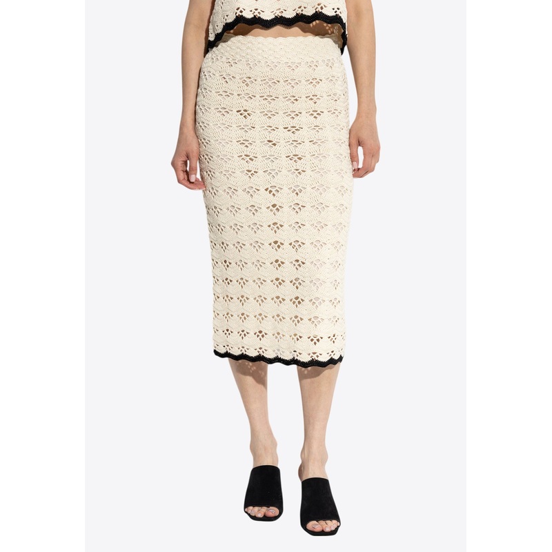 Rhiannon Crochet Midi Skirt Light Beige wrtwzimmermann_0P