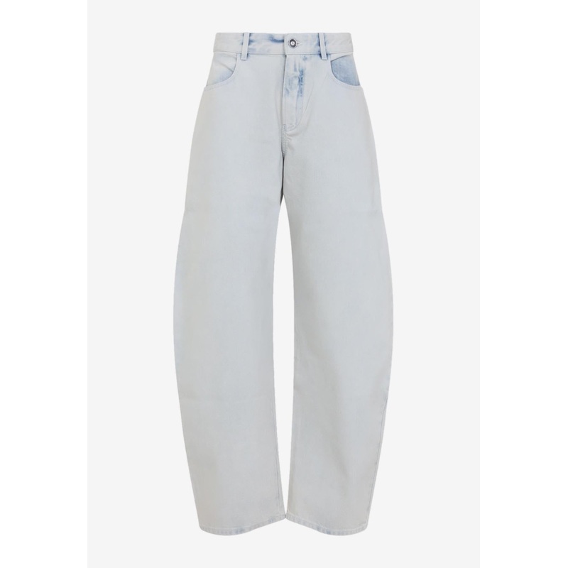 Round Low-Rise Jeans Blue wrtwfr_FR 36