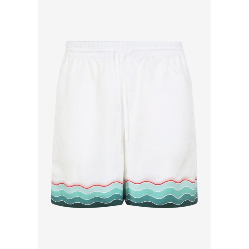 Silk Bermuda Shorts Multicolor mrtwstd_L