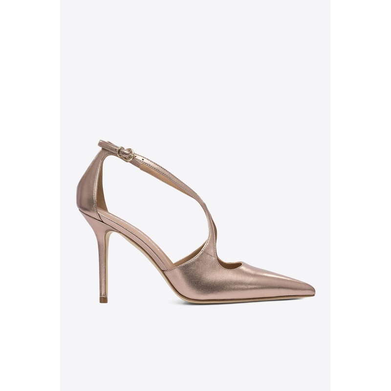 Venus 95 Metallic Leather Pumps Bronze wshoeseu_EU 36