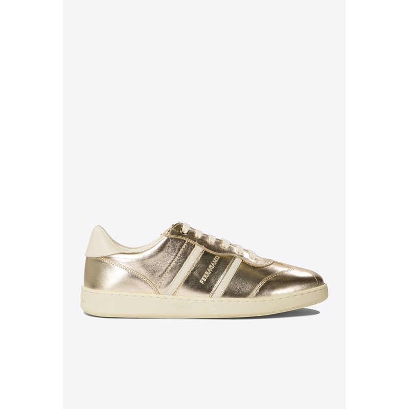 Achille Low-Top Sneakers Gold wshoesus_US 5.5