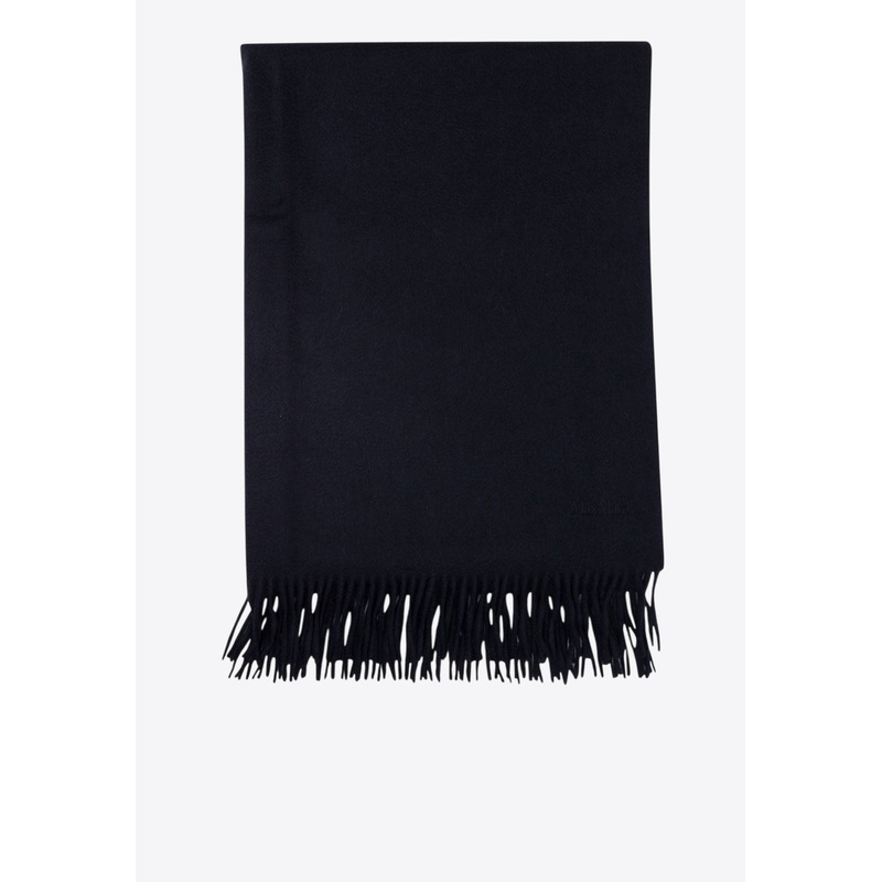 Logo-Embroidered Baci Scarf Blue Onesize