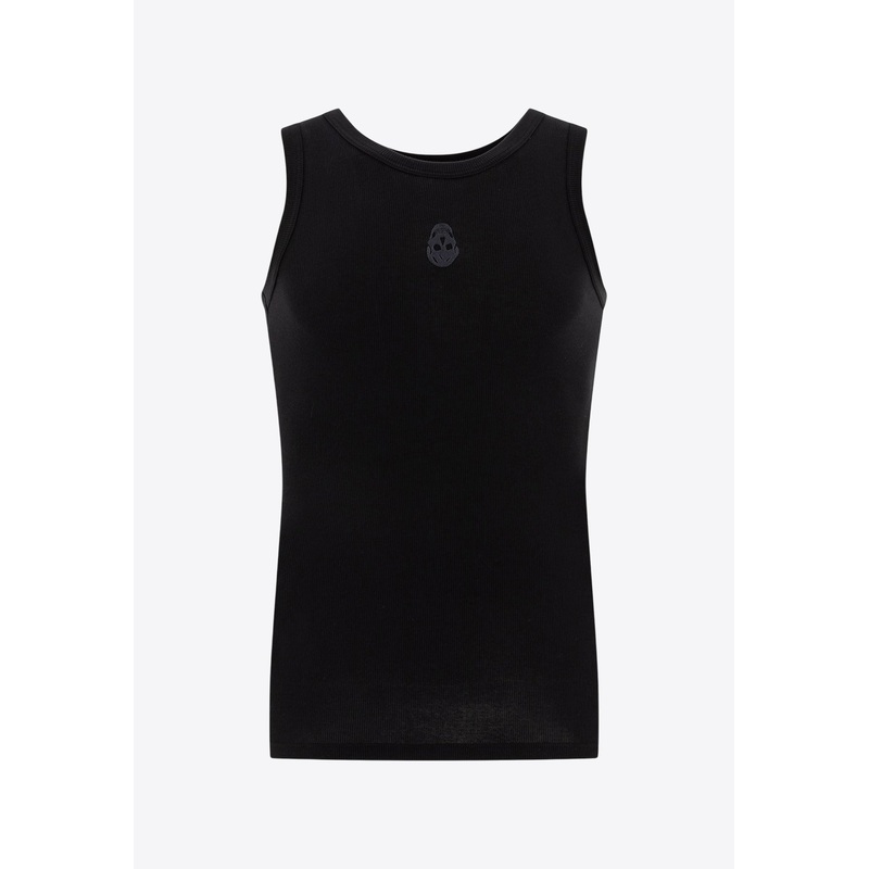 Skull Tank Top Black mrtwstd_L