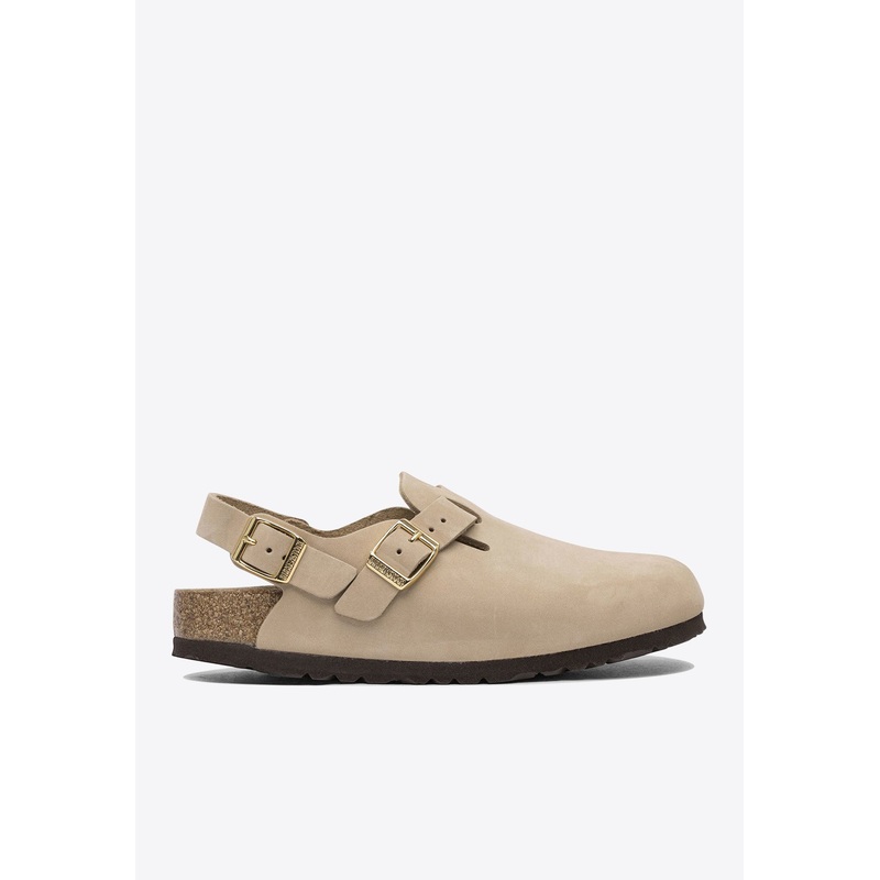 Tokio Nubuck Leather Slides Sand ushoeseu_EU 36