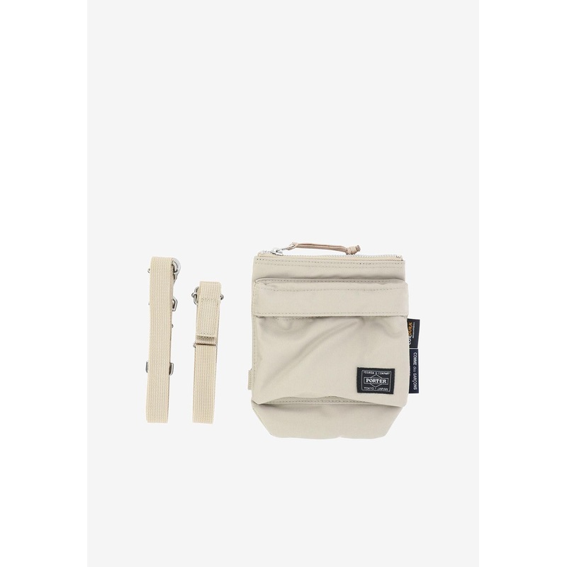 X Porter Logo Patch Crossbody Bag Cream Onesize