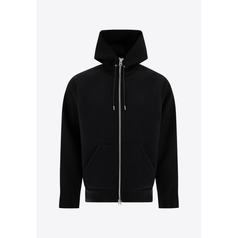 Zip-Up Hooded Sweatshirt Black mrtwstd_3