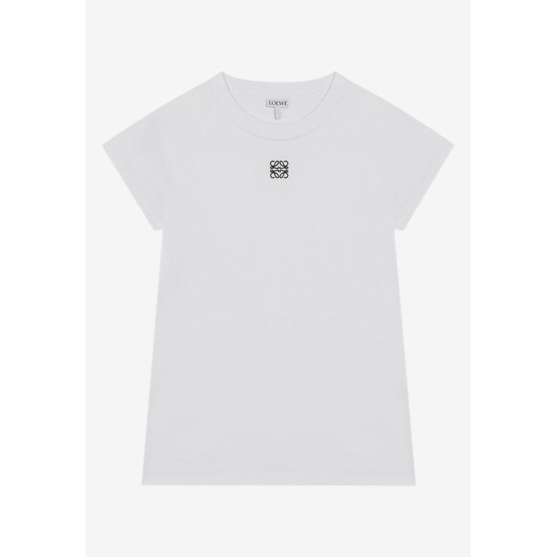 Anagram Embroidered Slim T-shirt White wrtwstd_XS