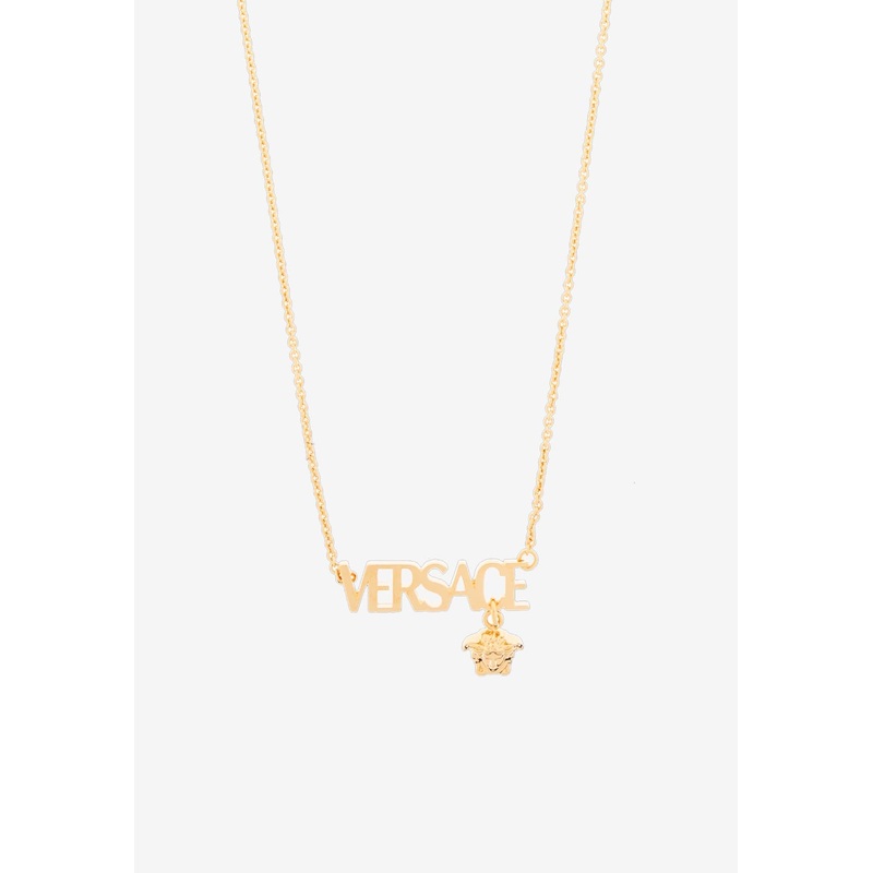 La Medusa Logo Pendant Necklace Gold Onesize