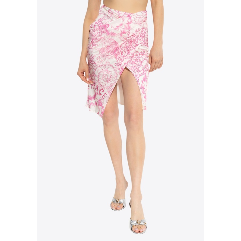 Underwater Barocco Draped Skirt Pink wrtwit_IT 36
