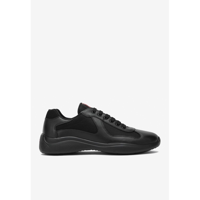America’s Cup Leather Sneakers Black mshoesuk_UK 6