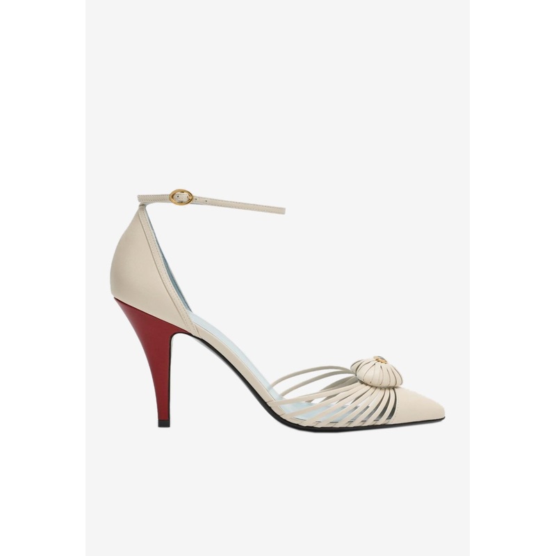 Royal 85 Leather Pumps Ivory wshoeseu_EU 36