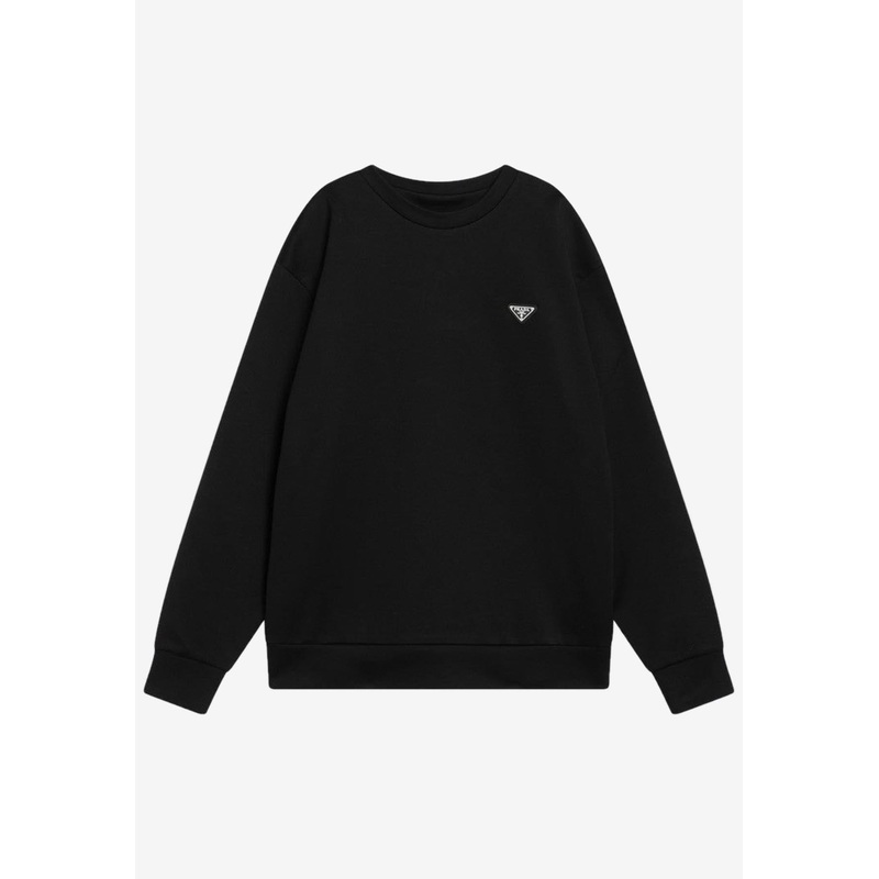 Triangle Logo Sweatshirt Black mrtwstd_S