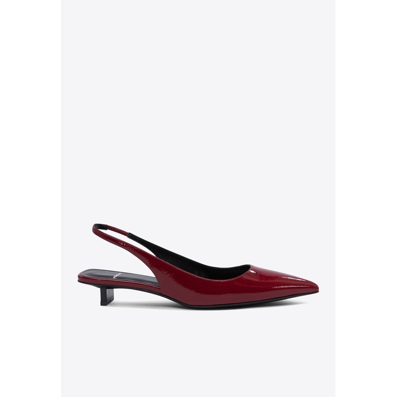 45 Patent Leather Loafers Red wshoeseu_EU 36