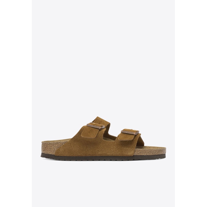 Arizona Suede Sandals with Buckled-Straps Brown mshoeseu_EU 41