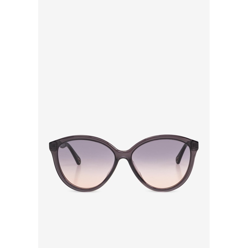 Cat-Eye Gradient Sunglasses Black Onesize