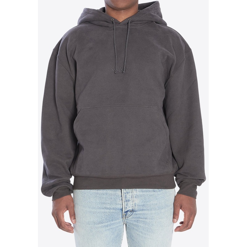Logo Hooded Sweatshirt Gray mrtwstd_S