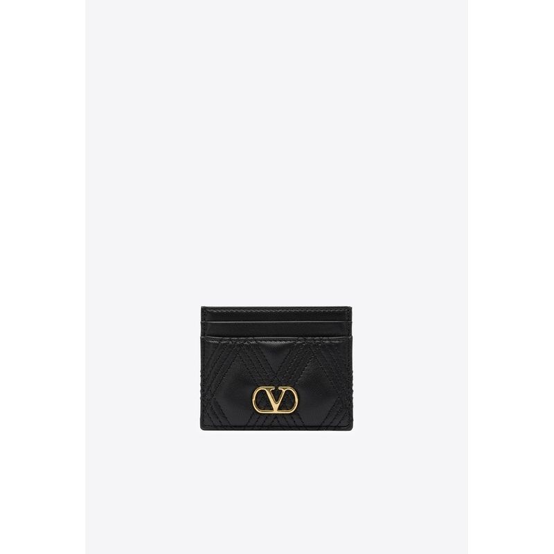 Quiltie 67 Leather Cardholder Black Onesize