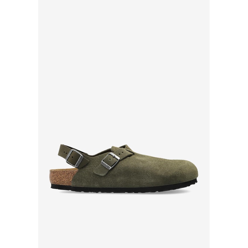 Tokio Suede Slingback Clogs Green ushoeseu_EU 39
