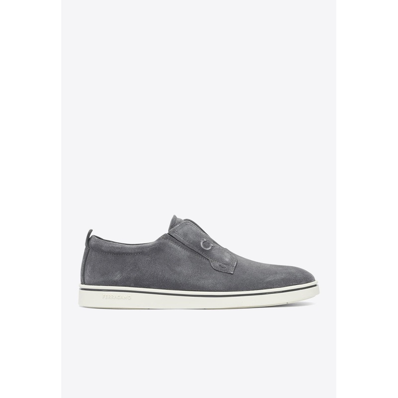 Alfie Suede Low-Top Sneakers Gray mshoesus_US 7
