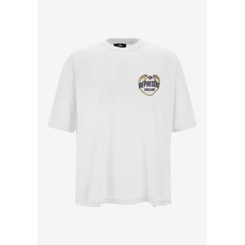 Angel Border Boxy T-shirt White mrtwstd_S