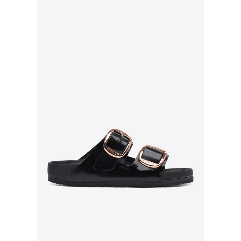 Arizona Big Buckle Suede Sandals Black wshoeseu_EU 36