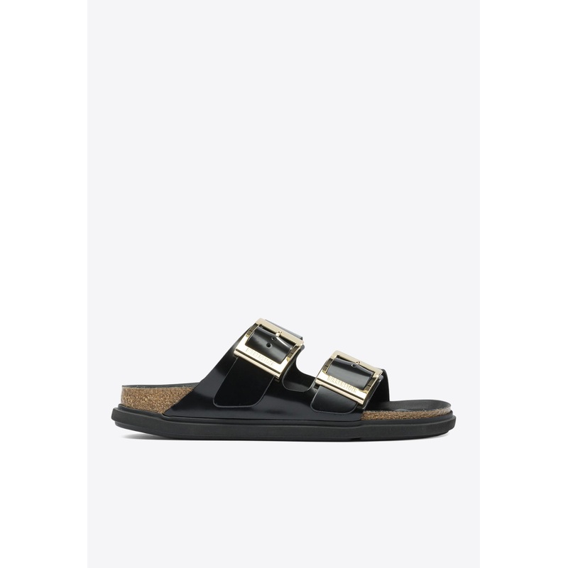 Arizona Shiny Leather Sandals Black wshoeseu_EU 36