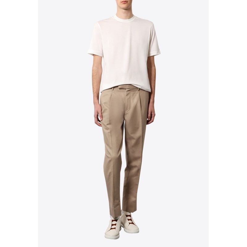 Basic Crewneck T-shirt White mrtwit_IT 48