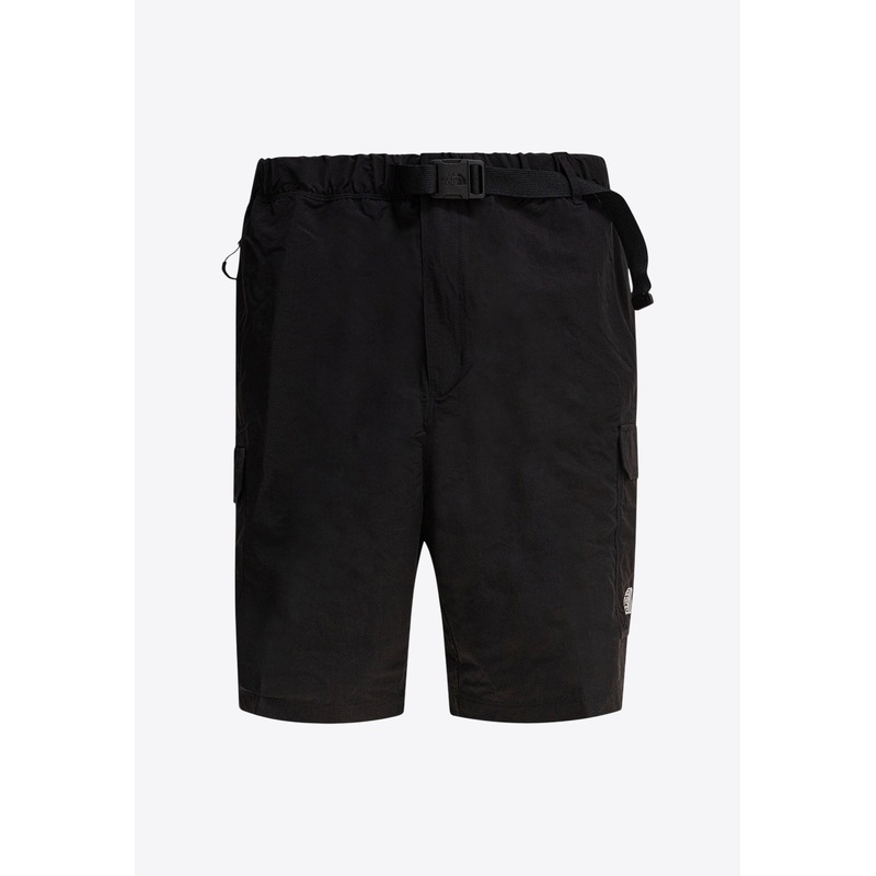 Belted Cargo Shorts Black mrtwstd_S