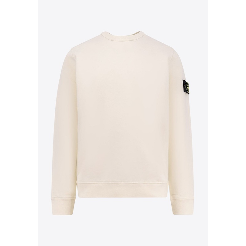 Compass Patch Crewneck Sweatshirt Cream mrtwstd_S