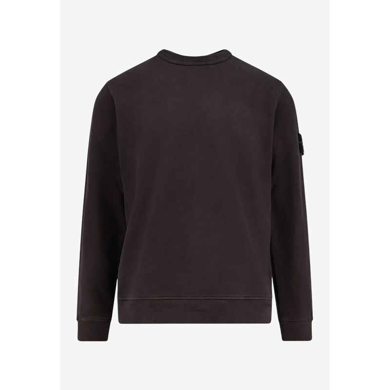 Compass Patch Crewneck Sweatshirt Gray mrtwstd_S