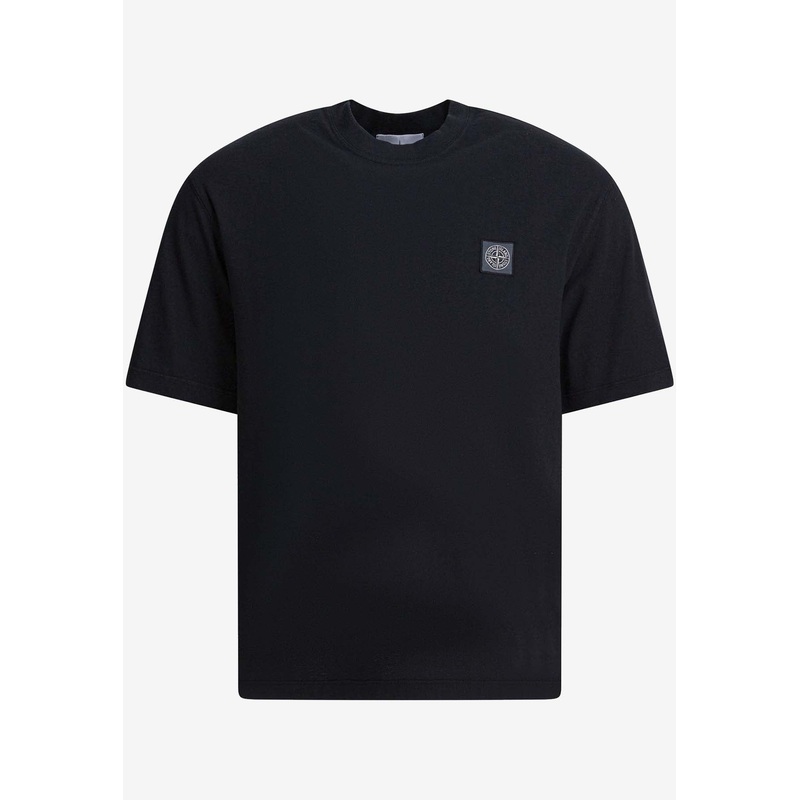 Compass Patch Crewneck T-shirt Black mrtwstd_M