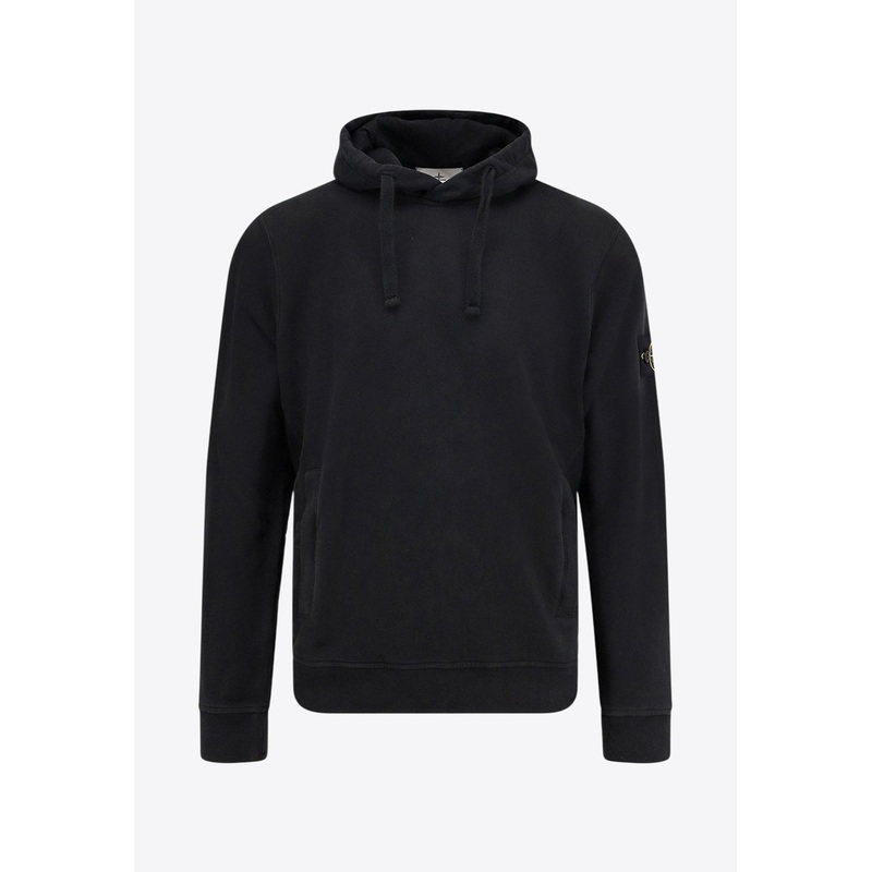 Compass Patch Hooded Sweatshirt Black mrtwstd_S