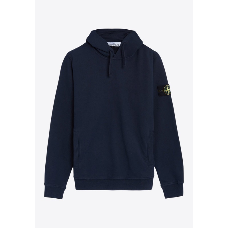 Compass Patch Hooded Sweatshirt Blue mrtwstd_S