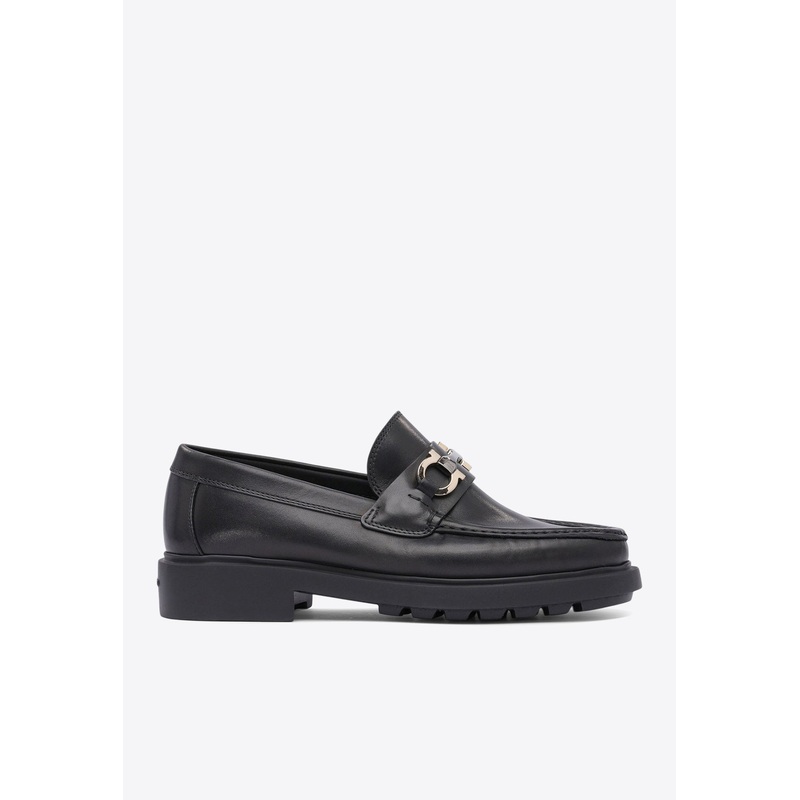 Duglas Gancini Leather Loafers Black mshoesus_US 5