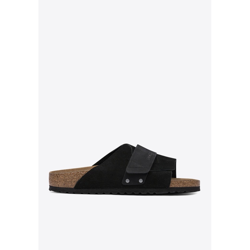 Kyoto Suede Slides Black mshoeseu_EU 41