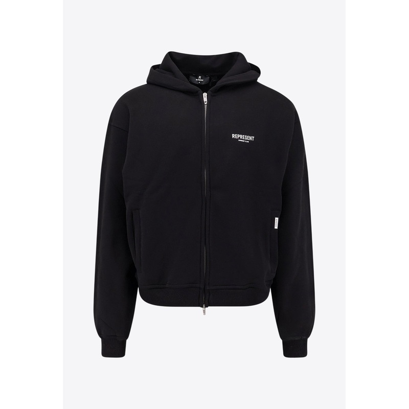 Owners Club Zip-Up Hooded Sweatshirt Black mrtwstd_S