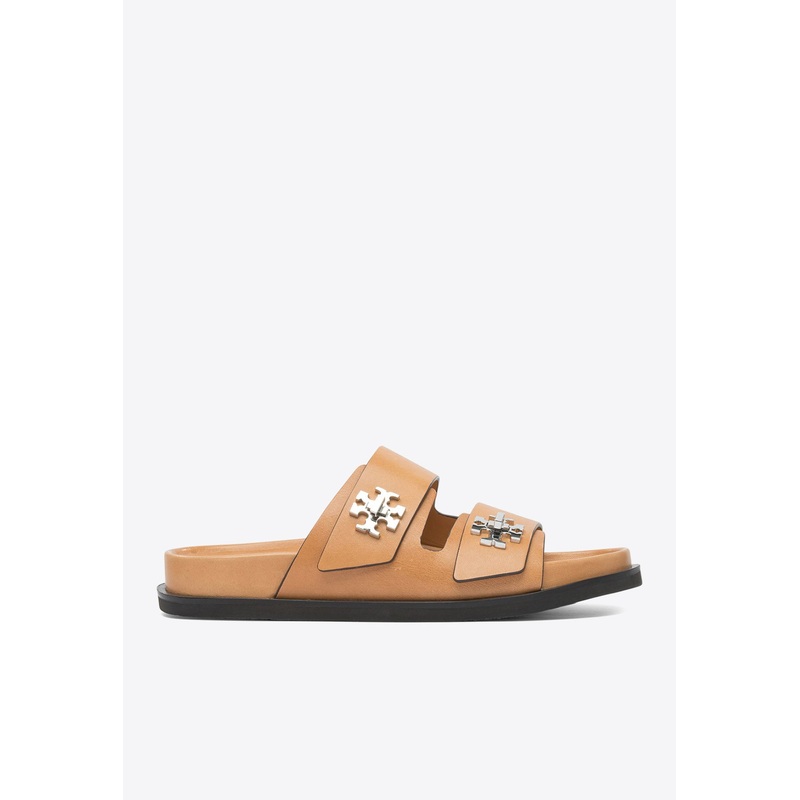 Turnlock Sport Leather Slides Beige wshoesus_US 6