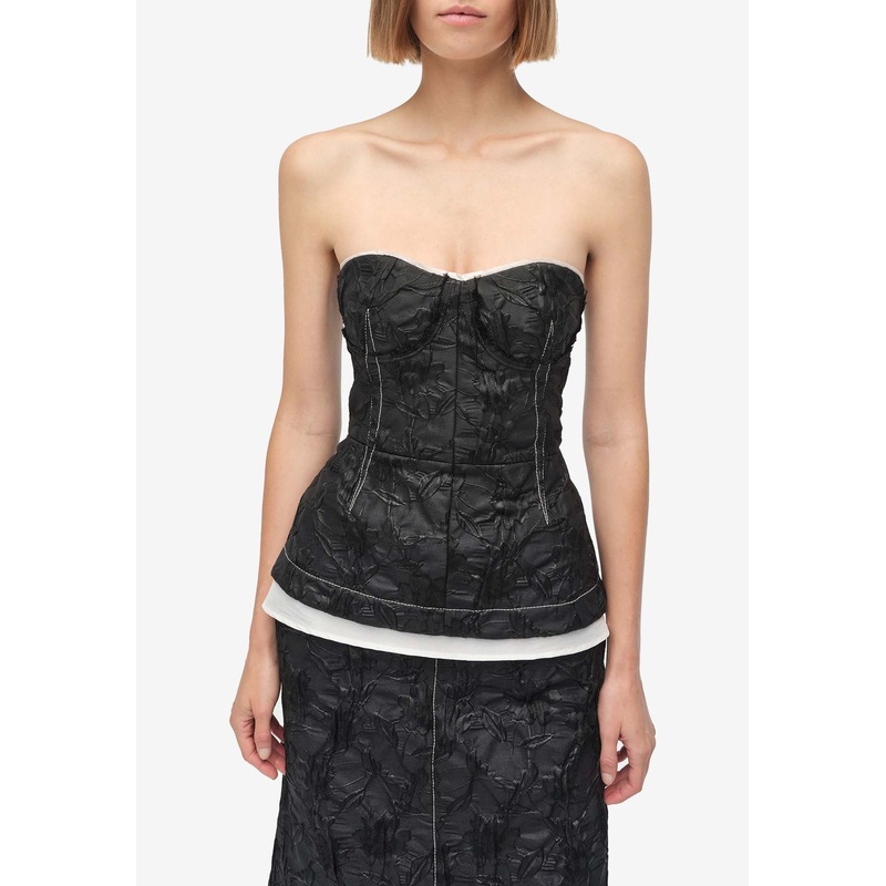 Zander Bustier Top Black wrtwus_US 4