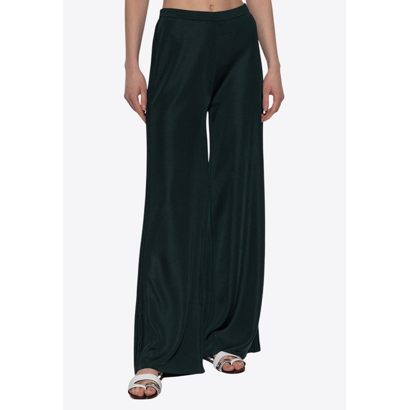 3D Motif Knitted Pants Dark Green wrtwstd_S